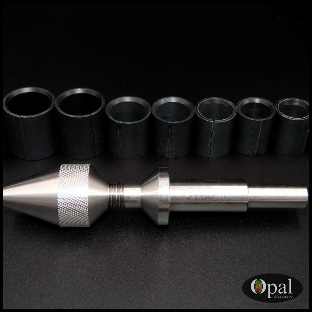 Expanding Stainless Steel Ring Mandrel for Ring Turning and Ring Making.  (Ring Sizes 4-7)